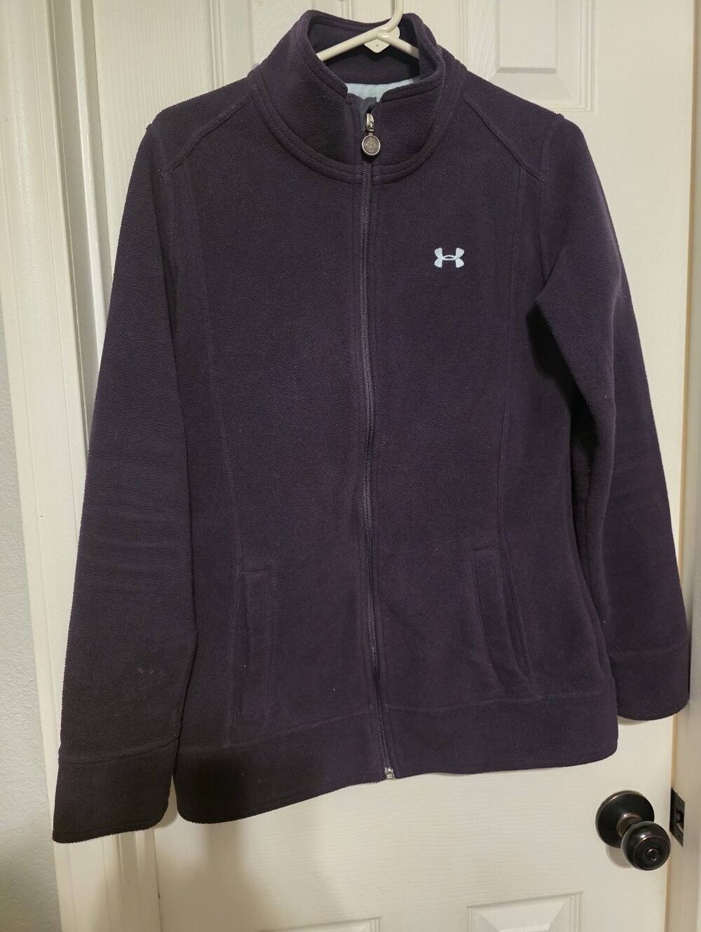 Under Armour Women's Full-Zip Fleece Jacket in Dark Purple
